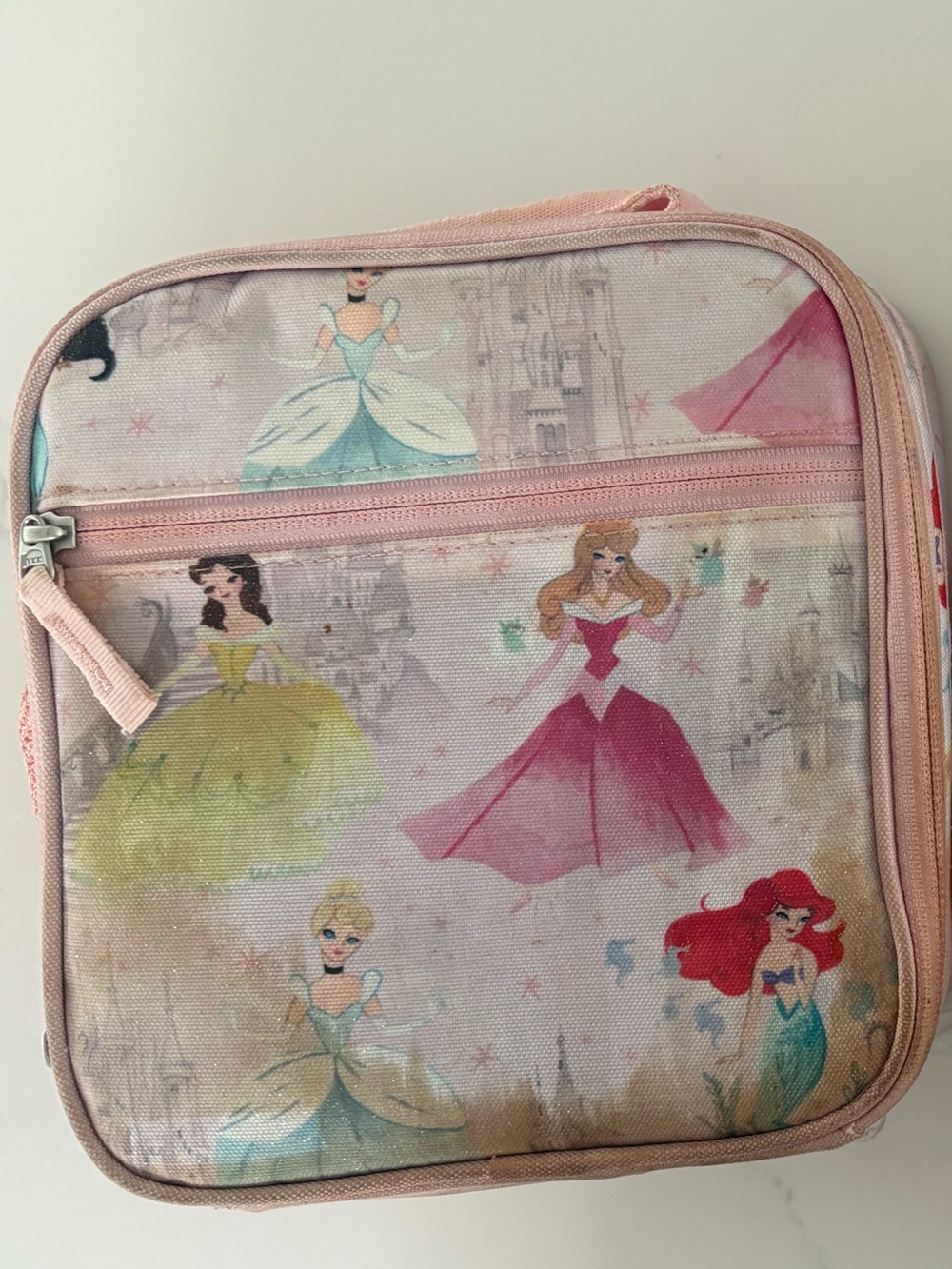 Pottery Barn Kids Pink Princess Character Lunch Bag